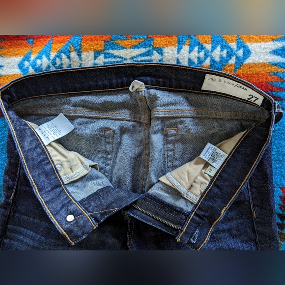 Sz 27 dre rag & bone jeans - almost new - Picture 4 of 9